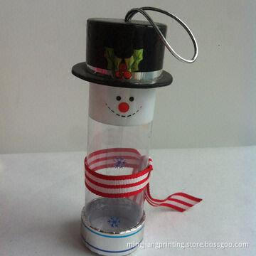 Little Snowman Plastic Box, OEM Orders are Accepted